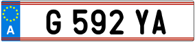 Truck License Plate